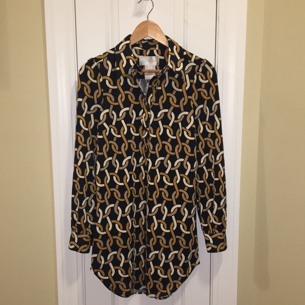 JB by Julie Brown brown multi patterned dress | Size S
